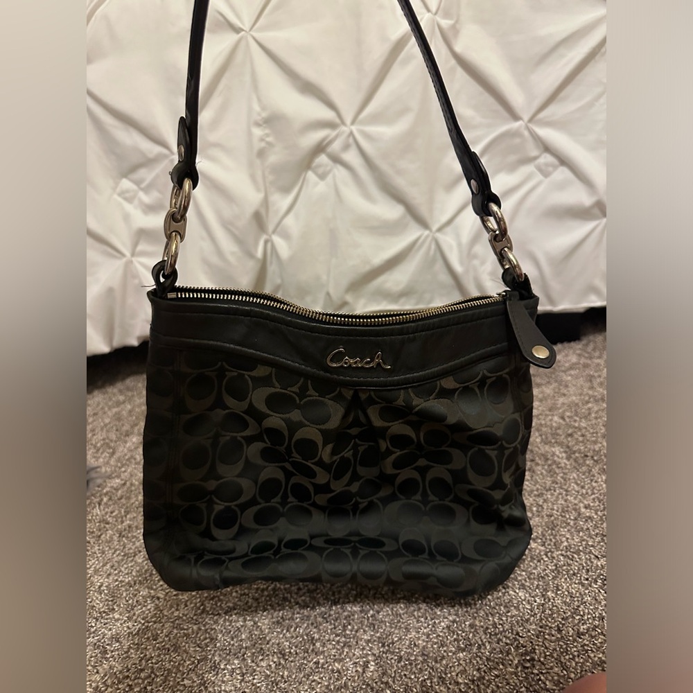Coach bag with strap